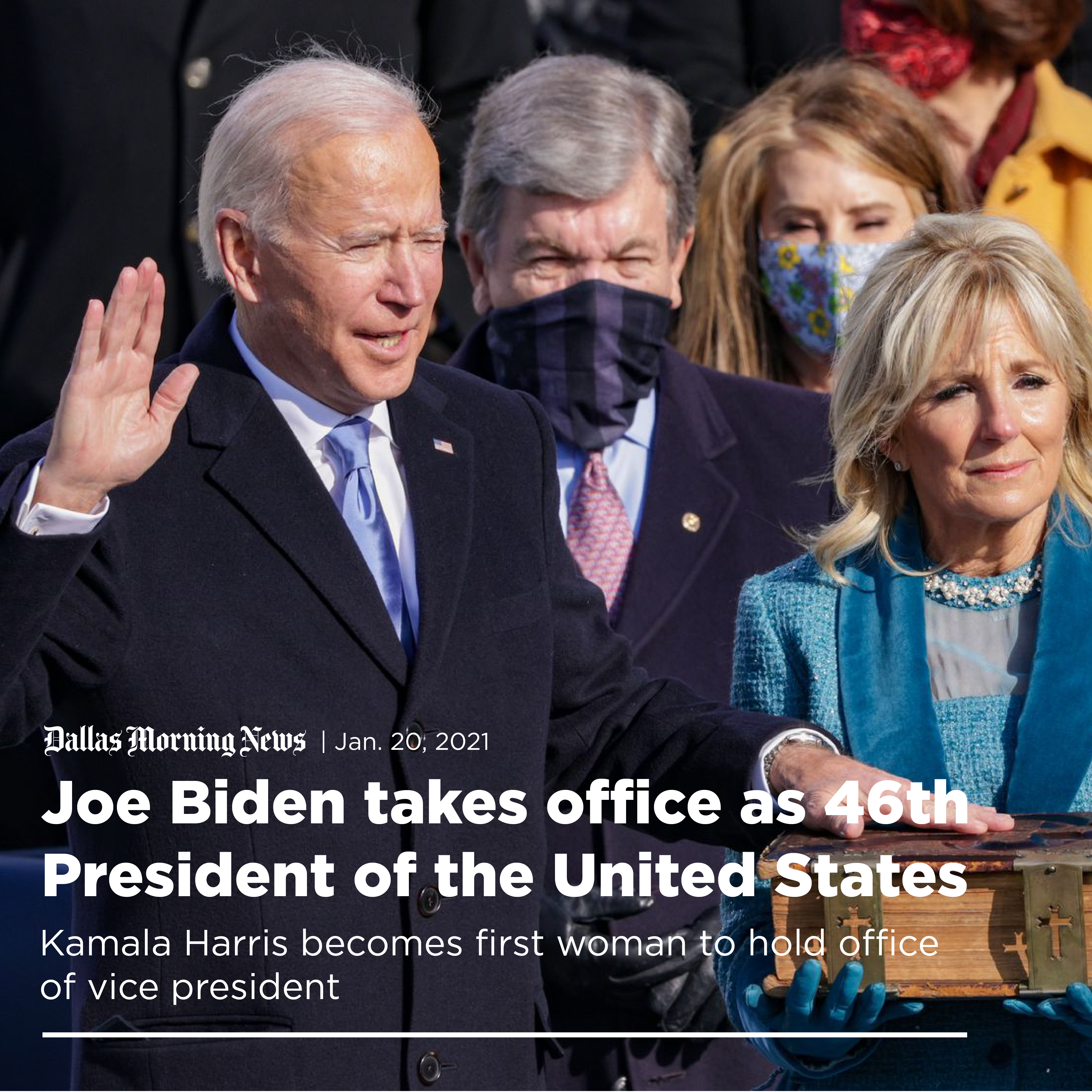 Biden sworn in